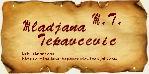 Mlađana Tepavčević vizit kartica